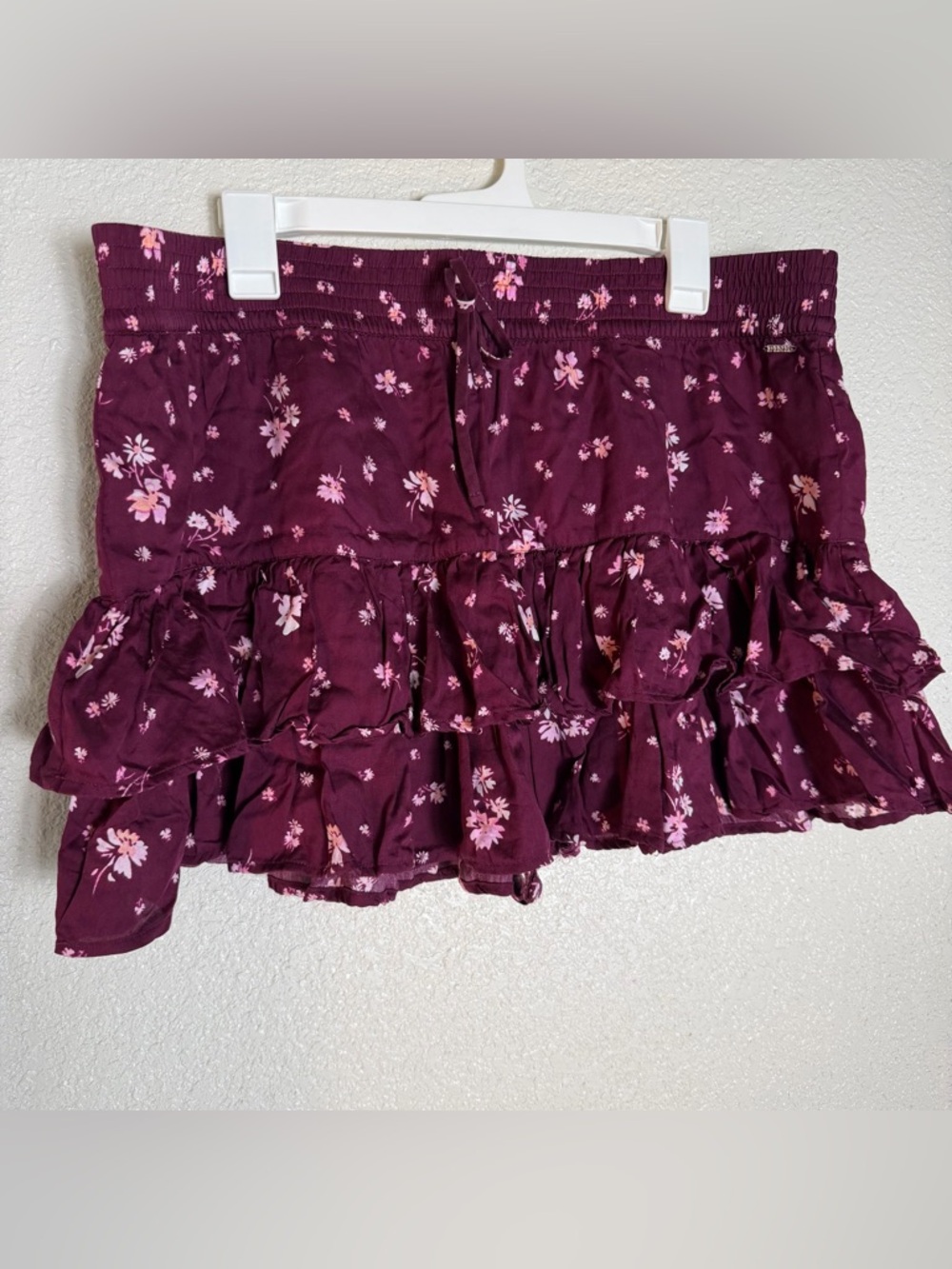 PINK Victoria's Secret Floral Ruffle Mini Skort